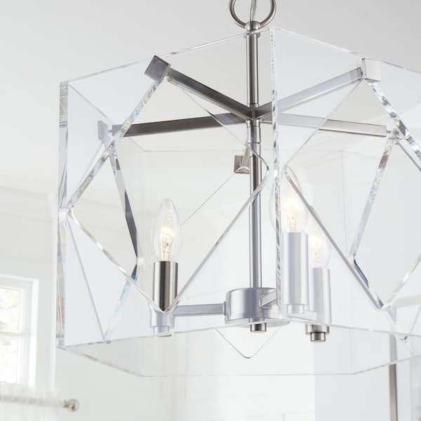 hudson 3 way acrylic pendant ceiling light