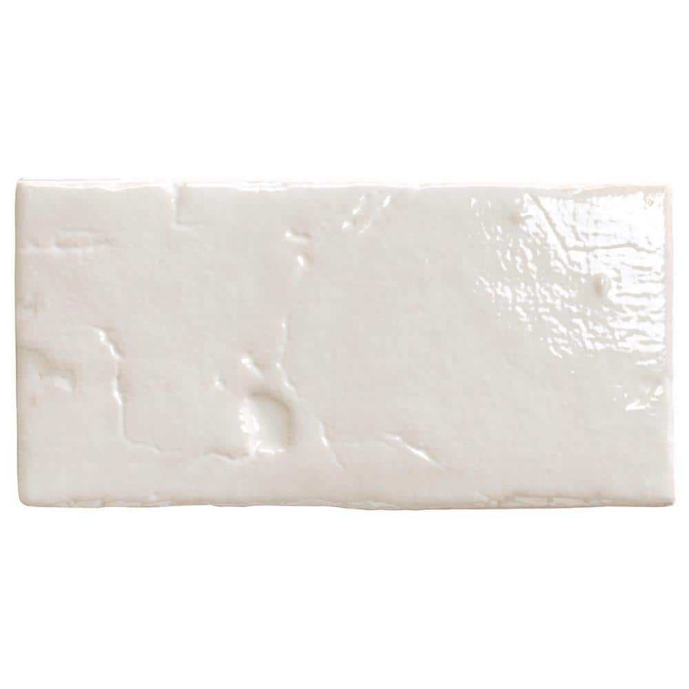 Tripoli Polished White 3.93 in. x 0.35 in. Polished Terracotta Look Ceramic Wall Tile Sample price history on PriceWatchPro