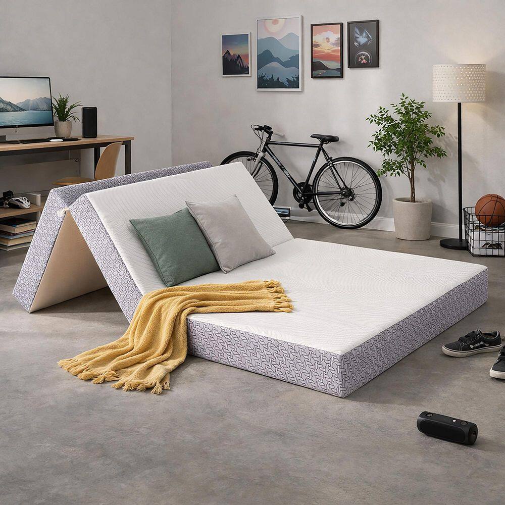 CoolSoft Queen Soft Memory Foam 6 in. Folding Mattress - thumbnail 6