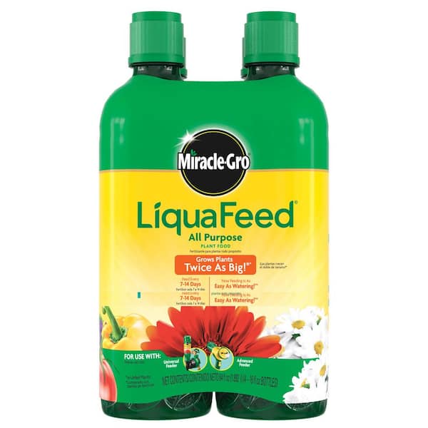 LiquaFeed All-Purpose Plant Food 64 oz. Liquid Plant Fertilizer Refills 12-4-8 NPK (4-Pack)
