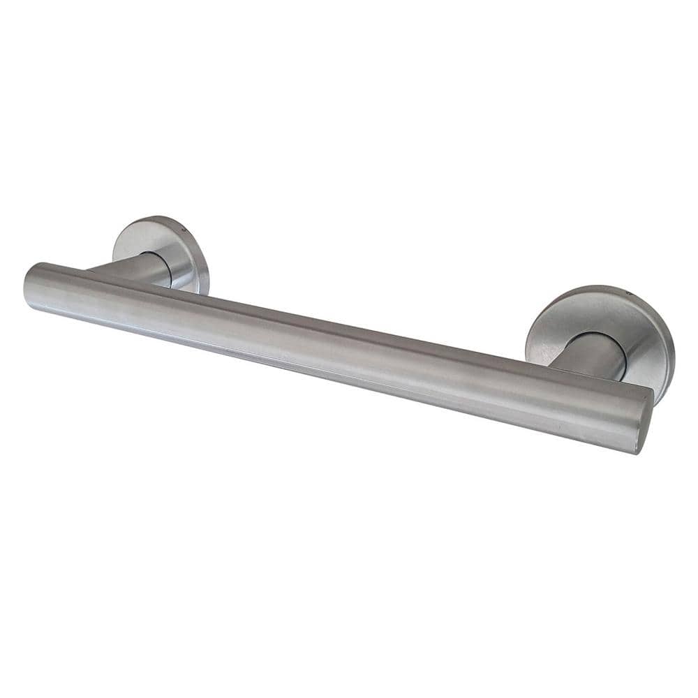 Brushed Nickel Stainless Steel 12" Grab Bar