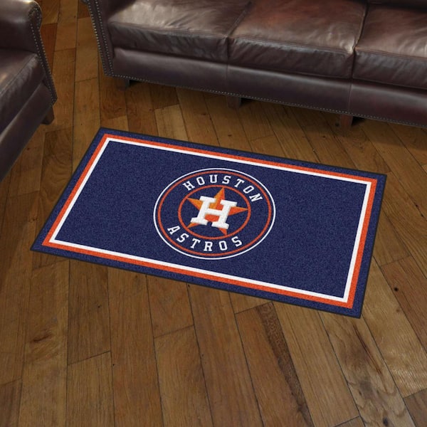 MLB - Houston Astros 3 ft. x 5 ft. Ultra Plush Area Rug