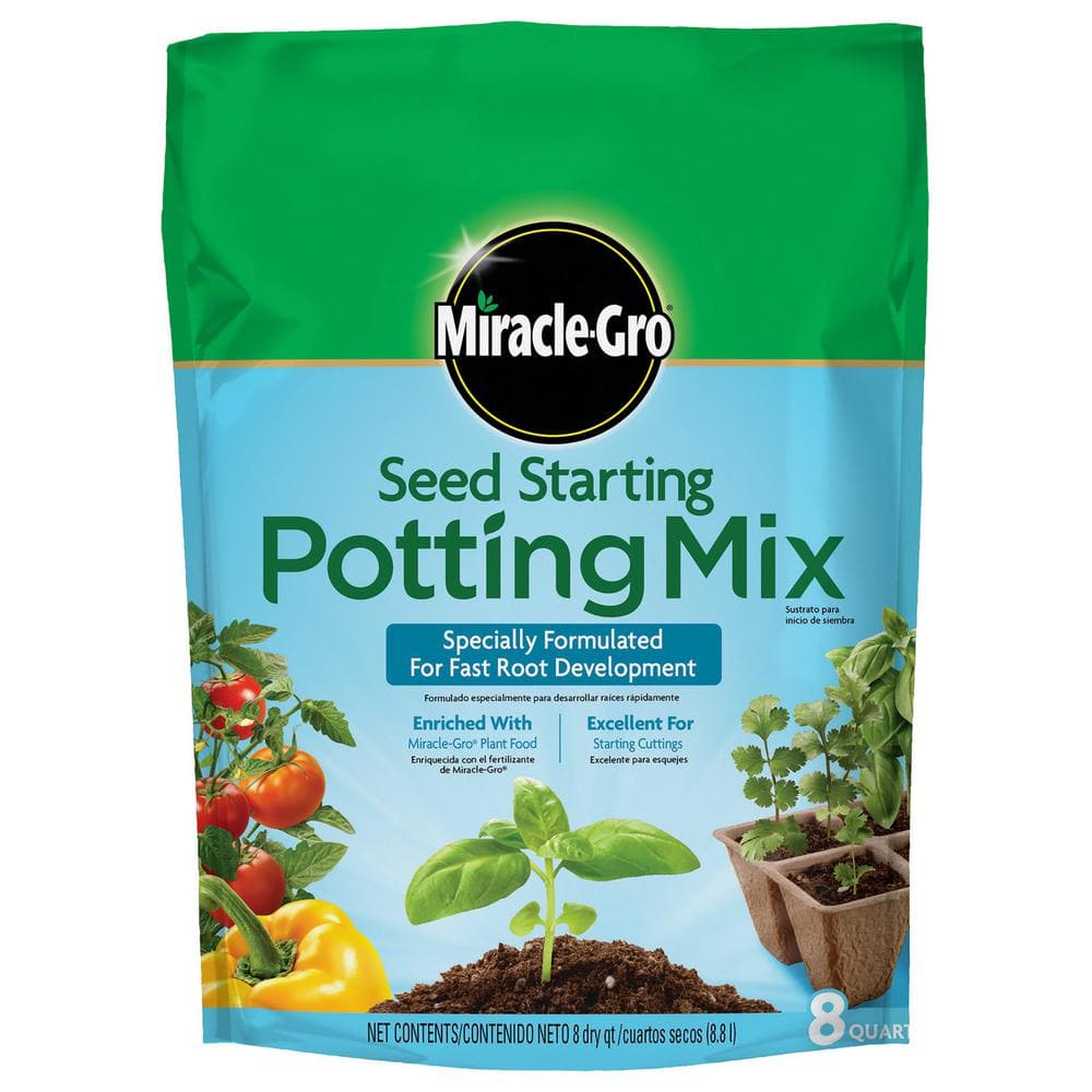 Reviews for Miracle-Gro Seed Starting Potting Mix, 8 qt., For Use in ...