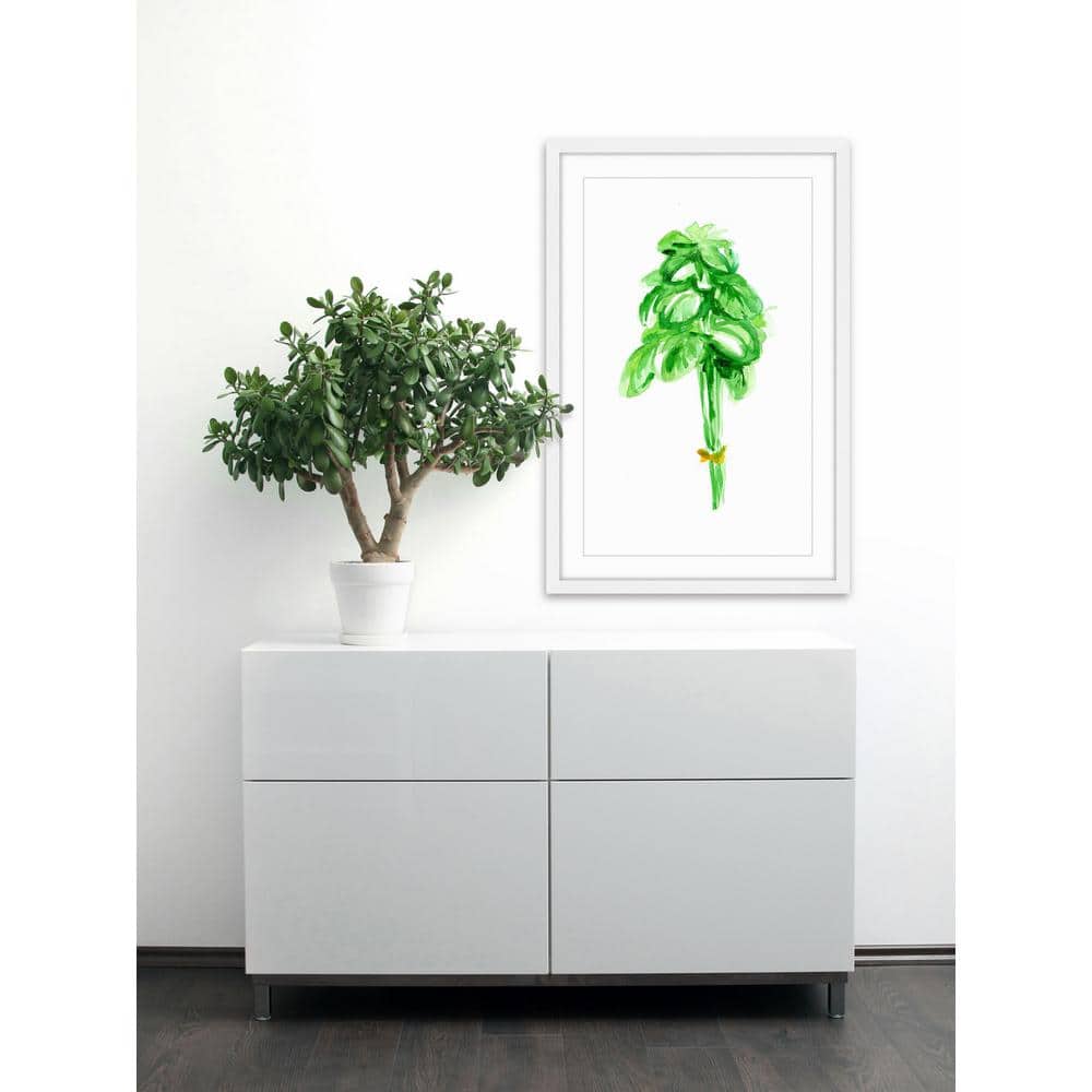 18 in. H x 12 in. W Basil by Michelle Dujardin Framed Printed Wall Art