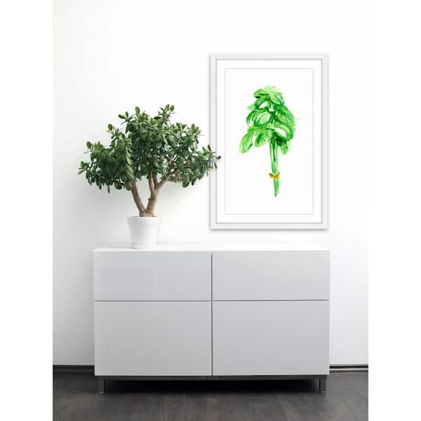 Unbranded 18 in. H x 12 in. W "Basil" by Michelle Dujardin Framed Printed Wall Art