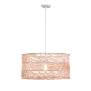 Lido 1-Light Rattan Pendant