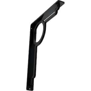 1-1/2 in. x 12 in. x 10 in. Wrought Iron Single Center Brace Maria Bracket