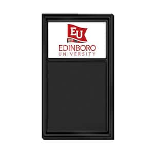 31.0 in. x 17.5 in. Edinboro Fighting Scots EU Logo Chalk Note Board