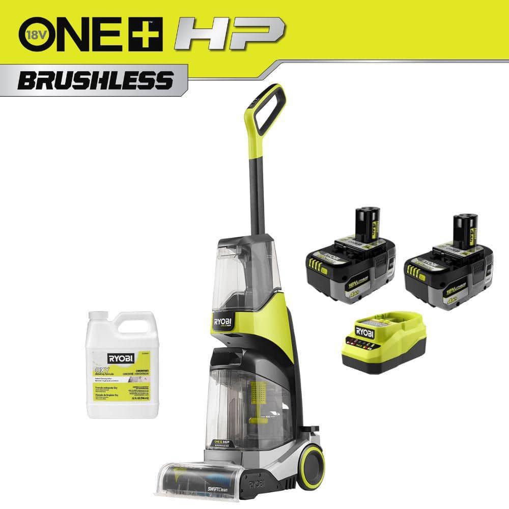 RYOBI ONE+ HP 18V Brushless Cordless SWIFTClean Carpet Washer Kit