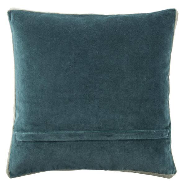 teal gray throw pillows