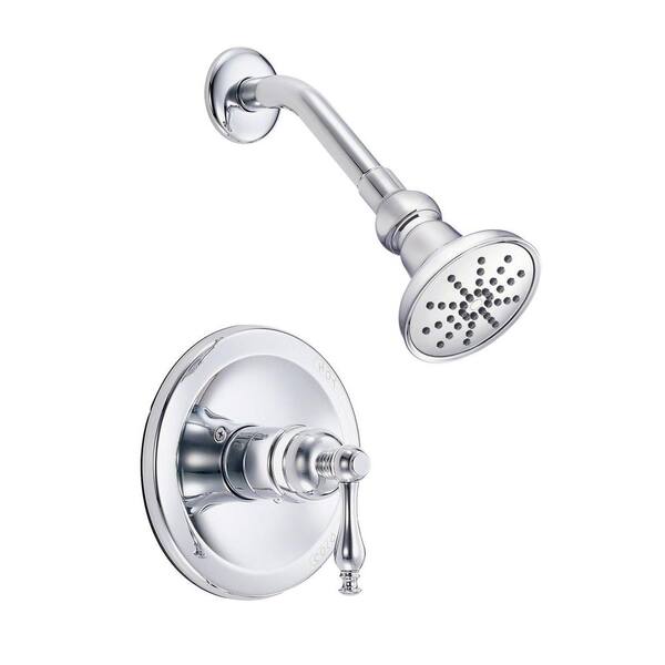 Danze Sheridan Single-Handle Pressure Balance Shower Faucet Trim Kit in Chrome (Valve Not Included)