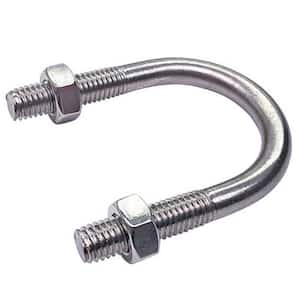 6 in. Standard Galvanized Steel U-Bolt Pipe Clamp