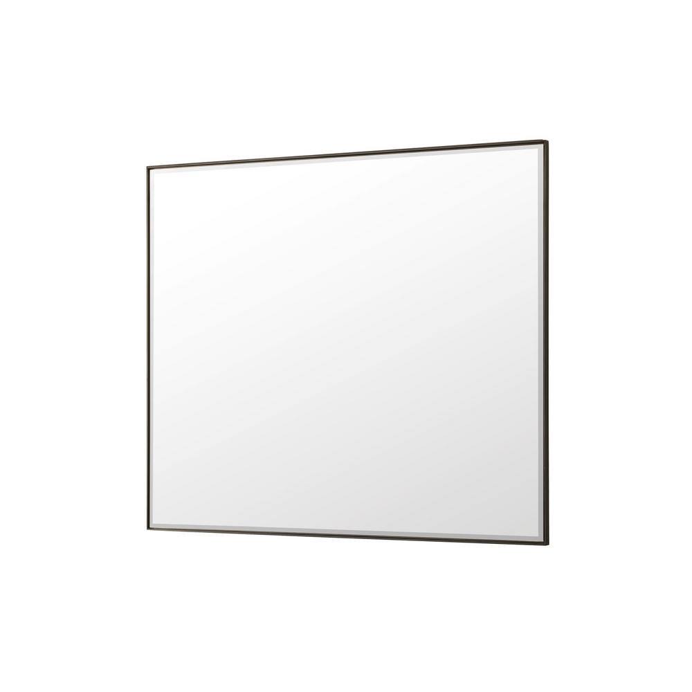 Champagne Brass 40" x 48" Rectangular Vanity Mirror