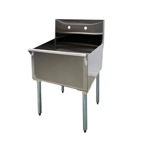 24 in. Stainless Steel Commercial Utility Sink