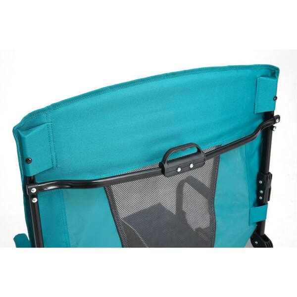 カタパルトファクトリー　ランドシップ　シエルブルー　バイヤーオブメイン Lawn Blue Metal Folding Beach Chair,Oversized Camping Chair,Lawn