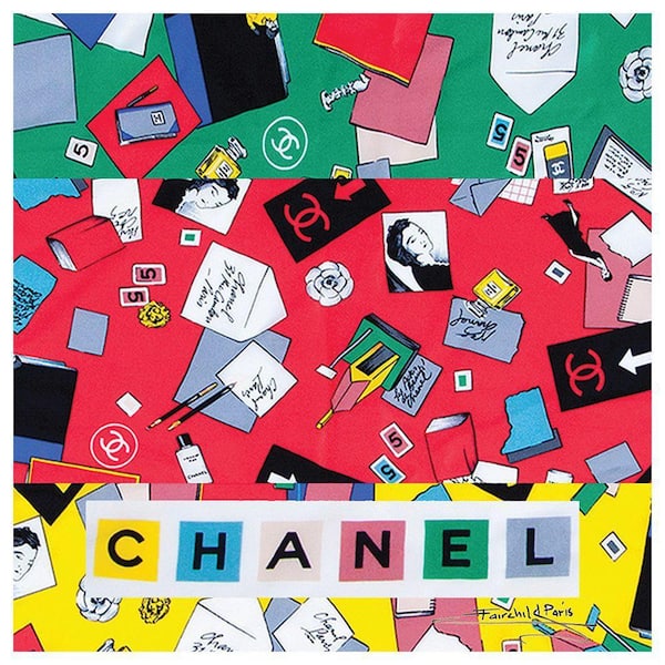 VENICE BEACH Collections Playful Colorful Fashion Design by Fairchild Paris 1 Piece Unframed Canvas Drawing Print 14 in. x 14 in.