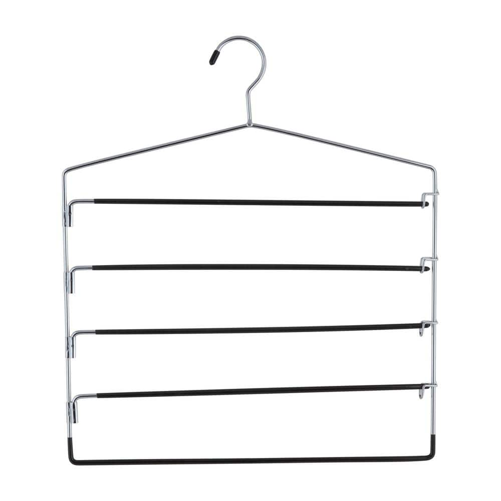 OIA Silver Wire Pants Hangers NH-1302 - The Home Depot