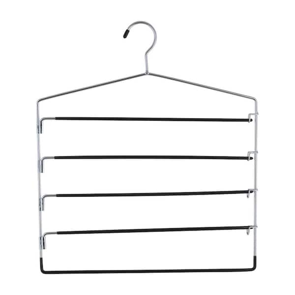 ORGANIZE IT ALL Silver Wire Pants Hangers NH-1302 - The Home Depot