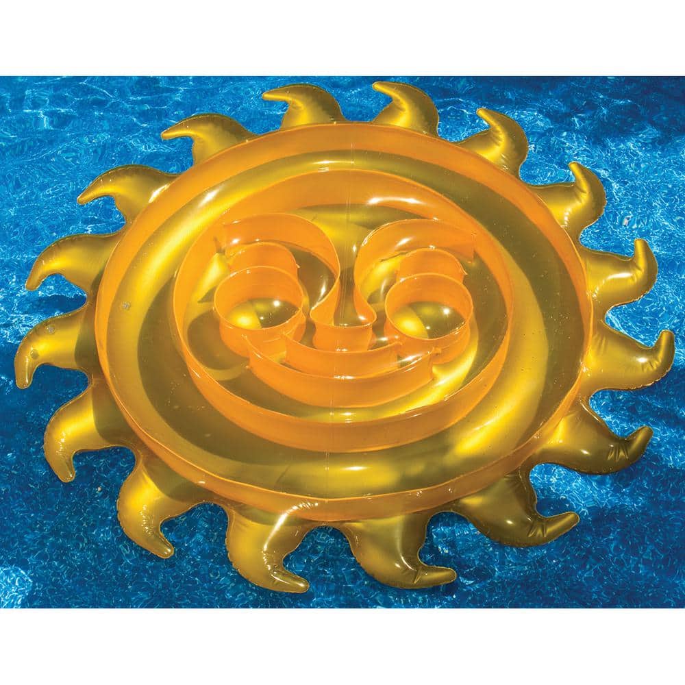 Swimline 83 in. Gold Sun Pool Float90541SL The Home Depot