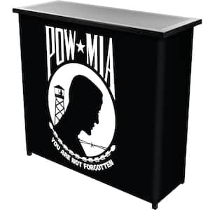 P.O.W. Black 36 in. Portable Bar