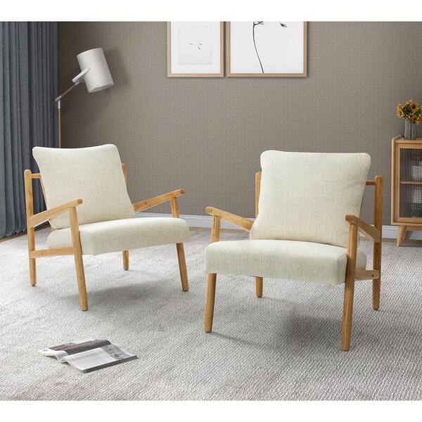 ivory armchair