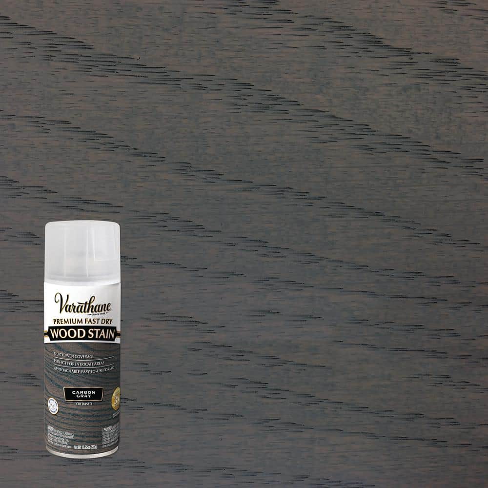 Varathane 10.25 Carbon Gray Interior Wood Stain Spray 392512 The Home