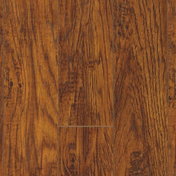Pergo XP Highland Hickory 10 mm T x 4.87 in. W x 47.87 in. L Laminate Flooring (393 sq. ft. / pallet)