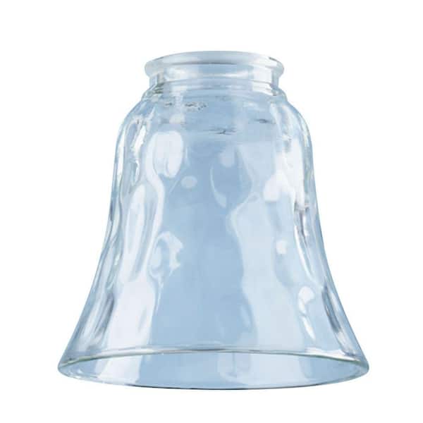 Westinghouse 4-3/4 in. Beveled Clear Bell with 2-1/4 in. Fitter and 4-7/8 in. Width