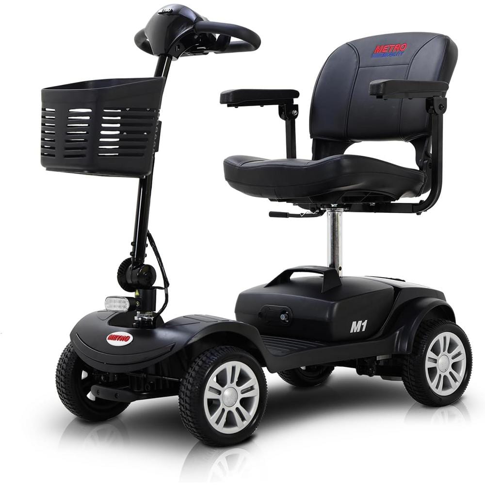 4-Wheels Compact Travel Mobility Scooter with 300-Watt Motor for Adult-300 