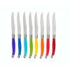 French Home 8-Piece Laguiole Kitchen Knife Set with Wood Block, Rainbow  Colors LG044 - The Home Depot