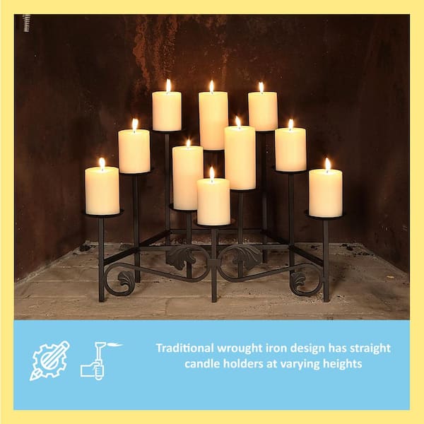 black candle holders