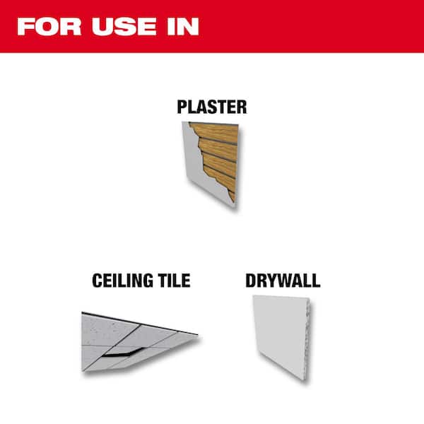 109TOOLs Drywall 4 in 1 Multi Knife Drywall Multi Tool Drywall Rasp Plaster  Planer Keyhole Saw Tape Measure Hook 18mm SK-2 with