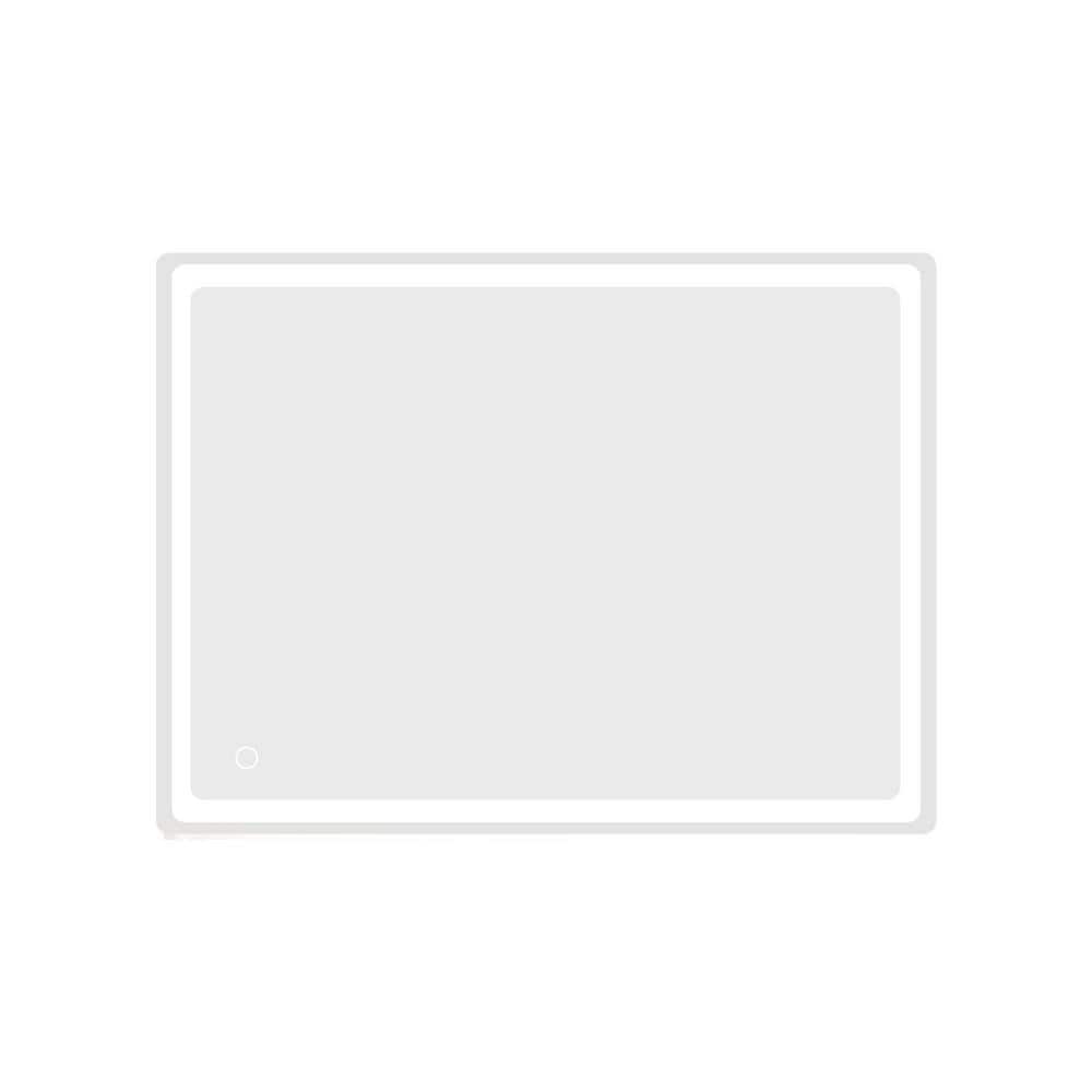 40 in. W x 30 in. H Rectangular Frameless LED Wall Mount Waterproof Dimmabl