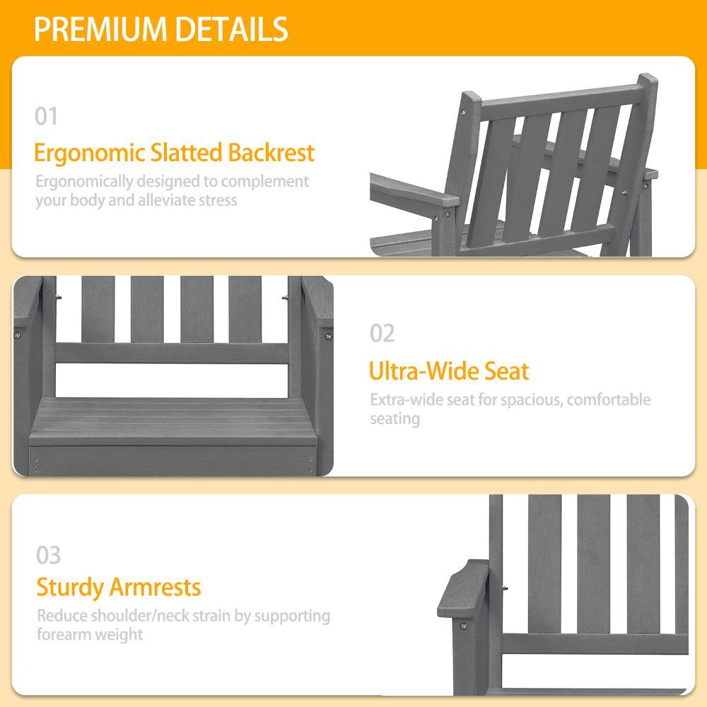 Close-up of premium details on an outdoor chair.