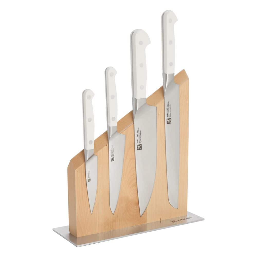 ZWILLING Pro Le Blanc 5-Piece Stainless Steel Full Tang Magnetic