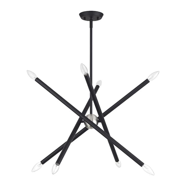 Livex Lighting Soho 8-Light Black Chandelier