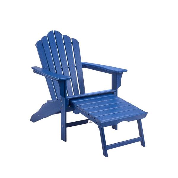 plastic adirondack chairs with footrest