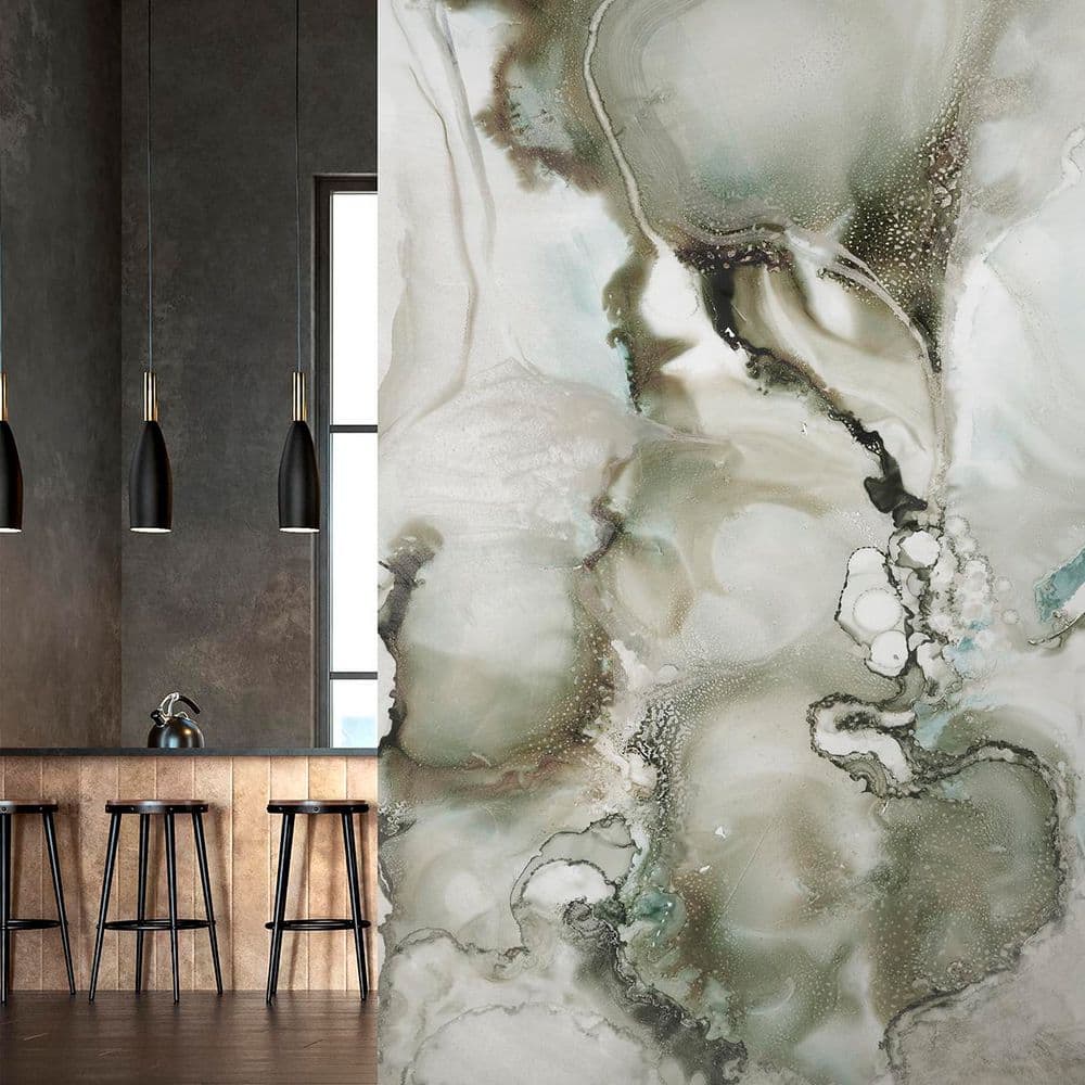 Onyx Flow Gray Wall Mural price history on PriceWatchPro