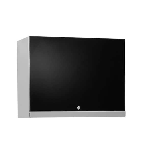 NewAge Products Performance Plus 22 in. H x 28 in. W x 14 in. D Steel Garage Wall Cabinet in Black