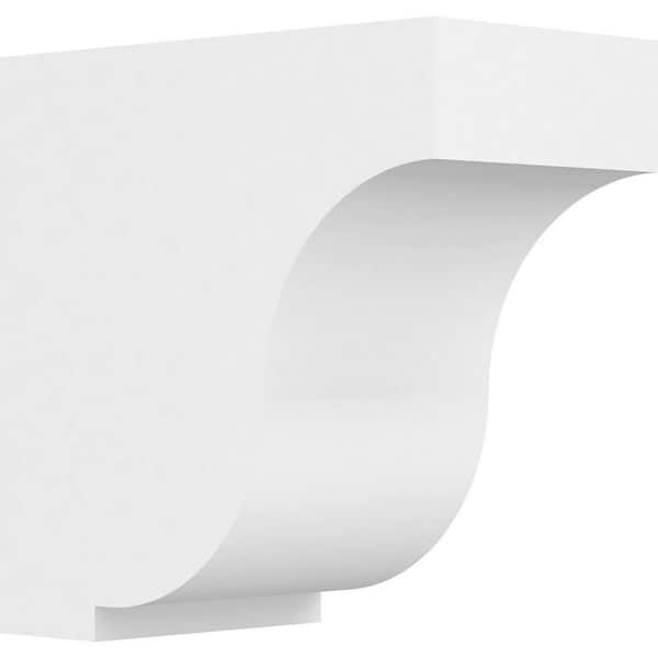 Ekena Millwork Standard Van Buren 5 in. W x 9 in. H x 9 in. D Signature Urethane Polyurethane Bracket