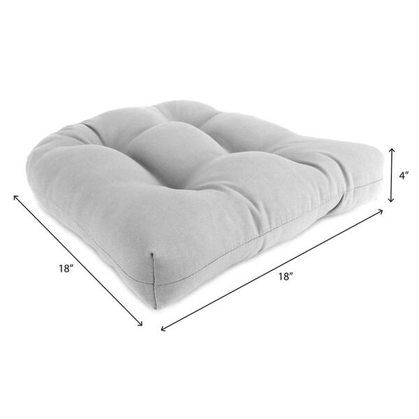 Jordan Manufacturing Outdoor Square Toss Pillows, Halsey Navy, 18 Jordan Manufacturing Outdoor Square Toss Pillows, Halsey Navy, 18
