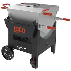 90 Qt. Propane Cart Boiler in Stainless with 2 Jet Burners