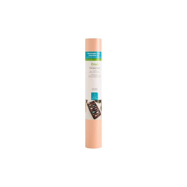 Cricut Premium 12 in. x 48 in. Removable Vinyl in Peach Melba