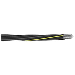 (By-the-Foot) 2-2-4 Black Stranded AL Stephens URD Cable