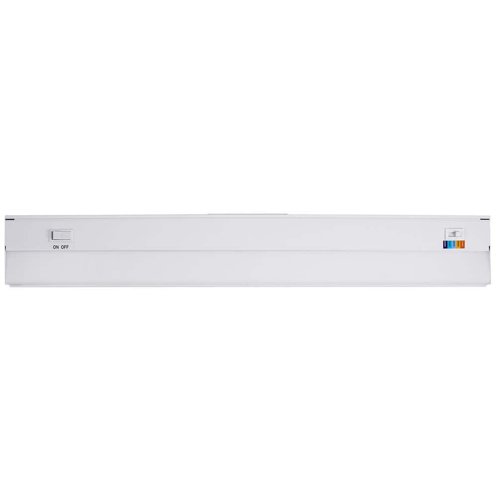 24" White Gloss LED Under Cabinet Light with Color Changing