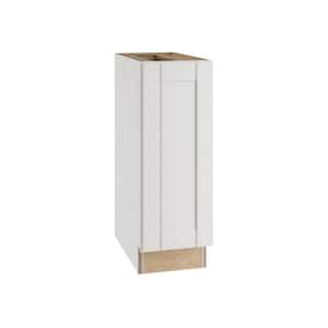 Washington Vesper White Plywood Shaker Assembled Base Kitchen Cabinet Soft Close 15 in W x 24 in D x 34.5 in H