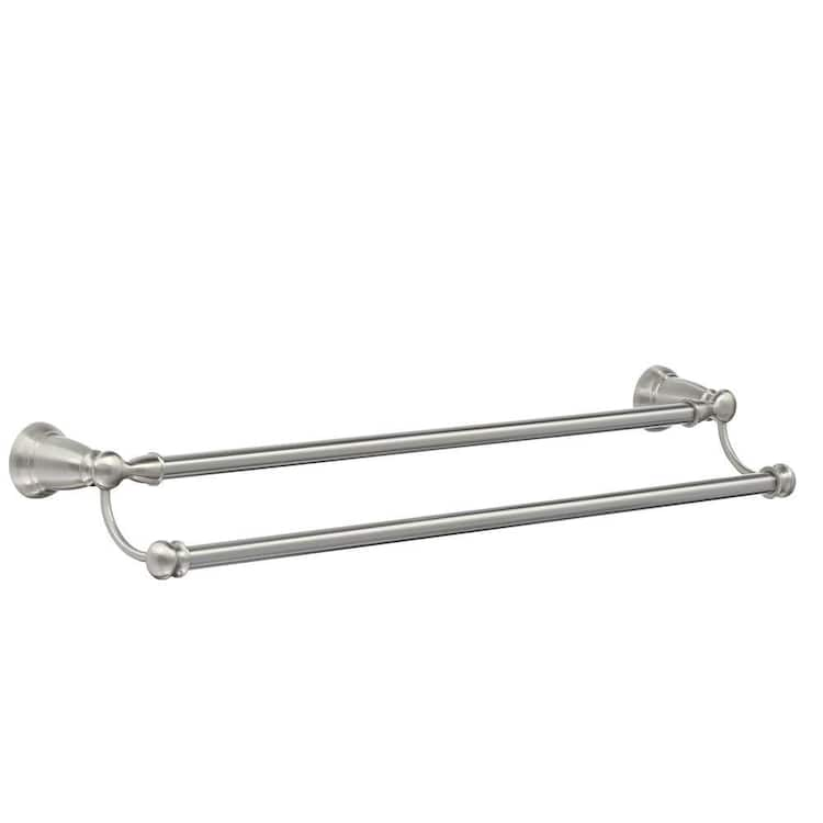 MOEN Banbury 24 in. Wall Mounted Towel Bar in Spot Resist Brushed Nickel