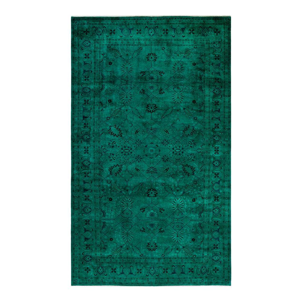 Fine Vibrance One-of-a-Kind Green - 13 ft. 10 in. x 8 ft. 2 in. Handmade Area Rug price history on PriceWatchPro