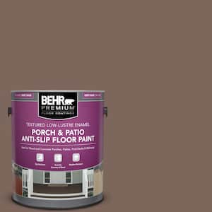 1 gal. #BNC-23 Almond Truffle Textured Low-Lustre Enamel Interior/Exterior Porch and Patio Anti-Slip Floor Paint