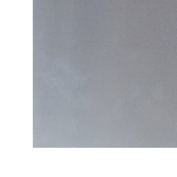 36 in. x 36 in. x 0.02 in. Plain Silver Metallic Aluminum Sheet Metal